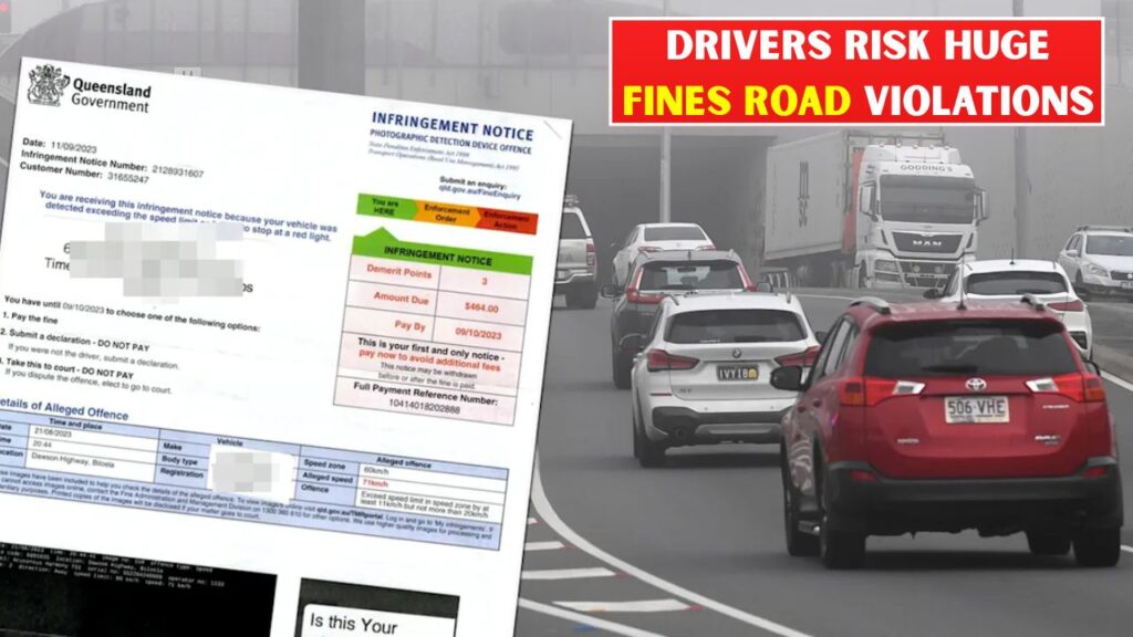 Drivers Risk Huge Fines Road Violations